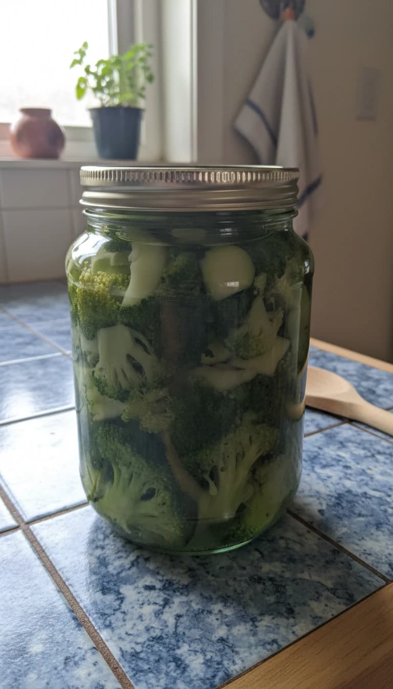 Brócolis em Conserva