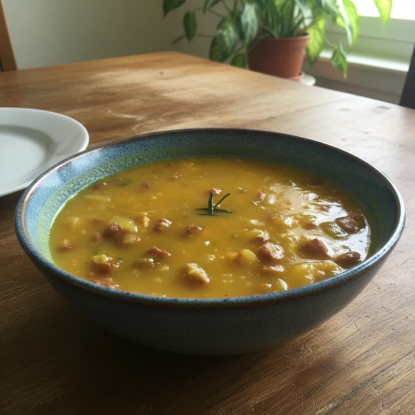 Caldo de Batata, Mandioquinha e Calabresa
