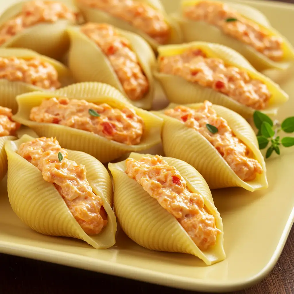 Conchiglione Recheado com Ricota e Presunto