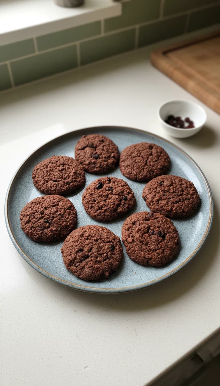 Cookies de Aveia e Passas com Chocolate