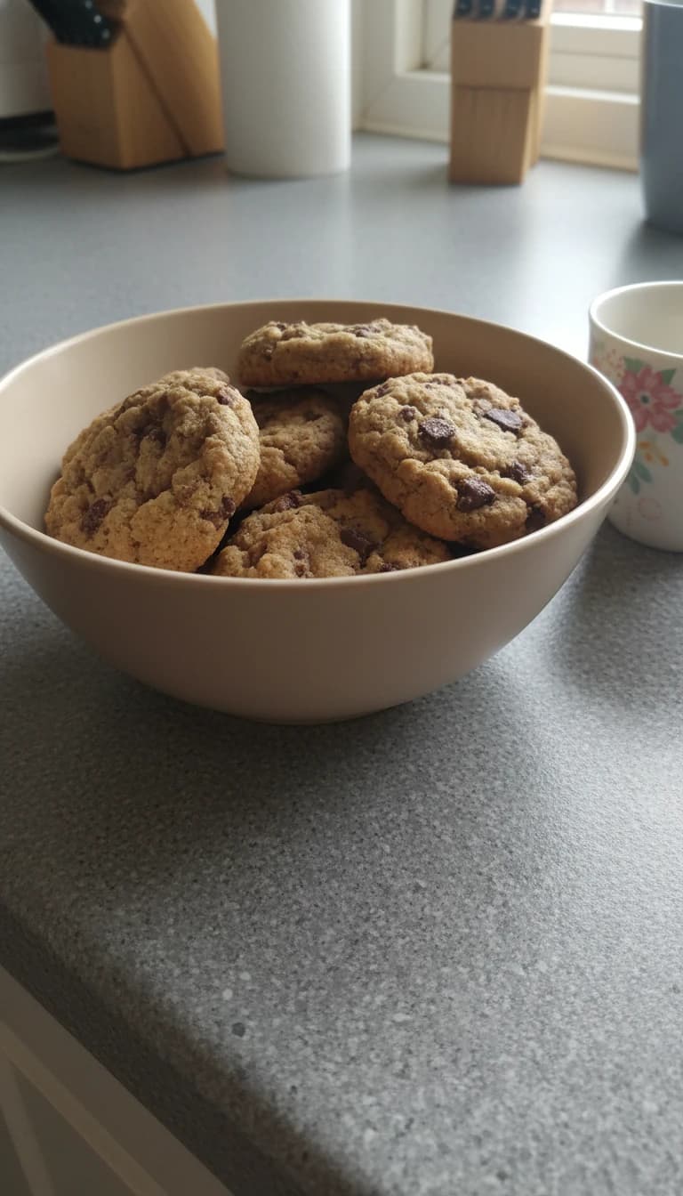 Cookies de Chocolate Meio Amargo Sem Glúten