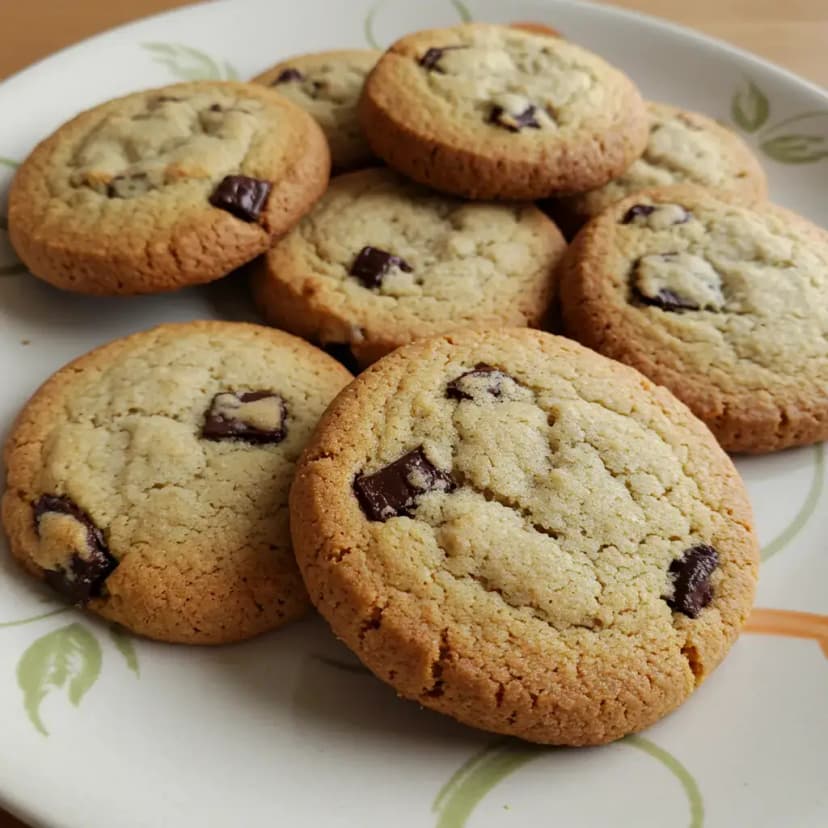 Cookies de Chocolate Meio Amargo Sem Glúten