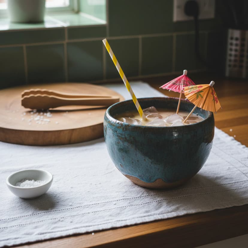 Coquetel Tropical de Abacaxi e Espumante