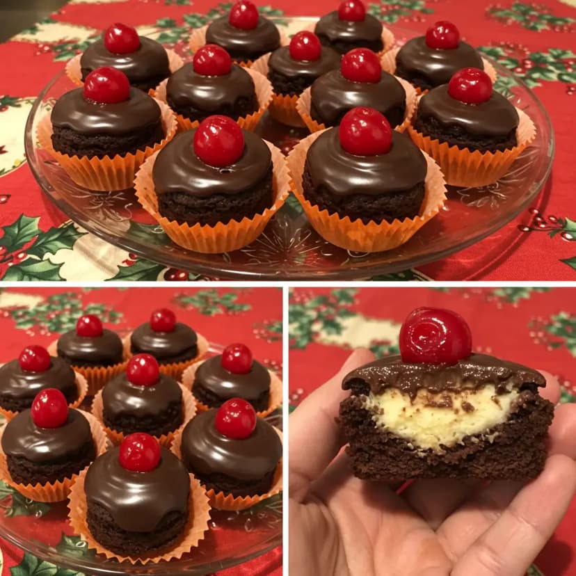 Cupcakes de Chocolate com Recheio e Cobertura