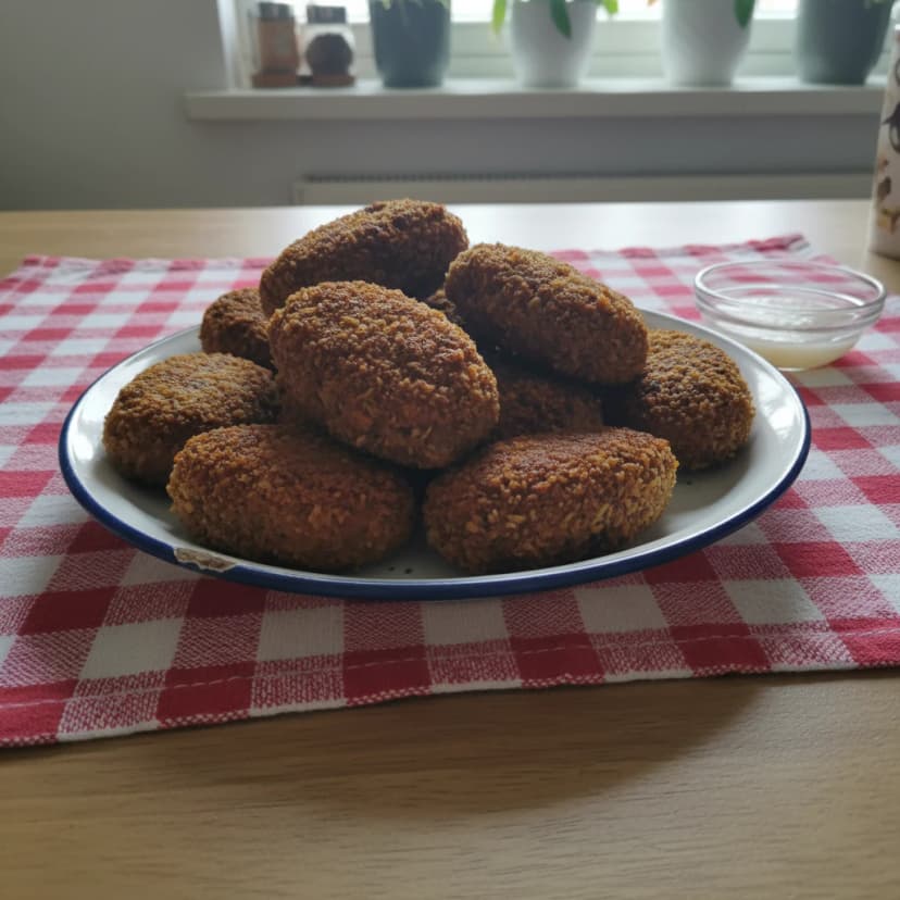 Deliciosos Hambúrgueres de Soja Empanados