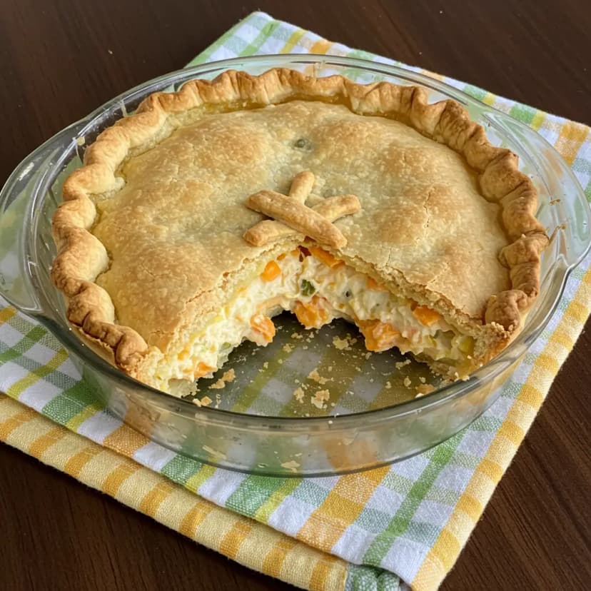 Empadão de Frango Cremoso com Massa de Ricota