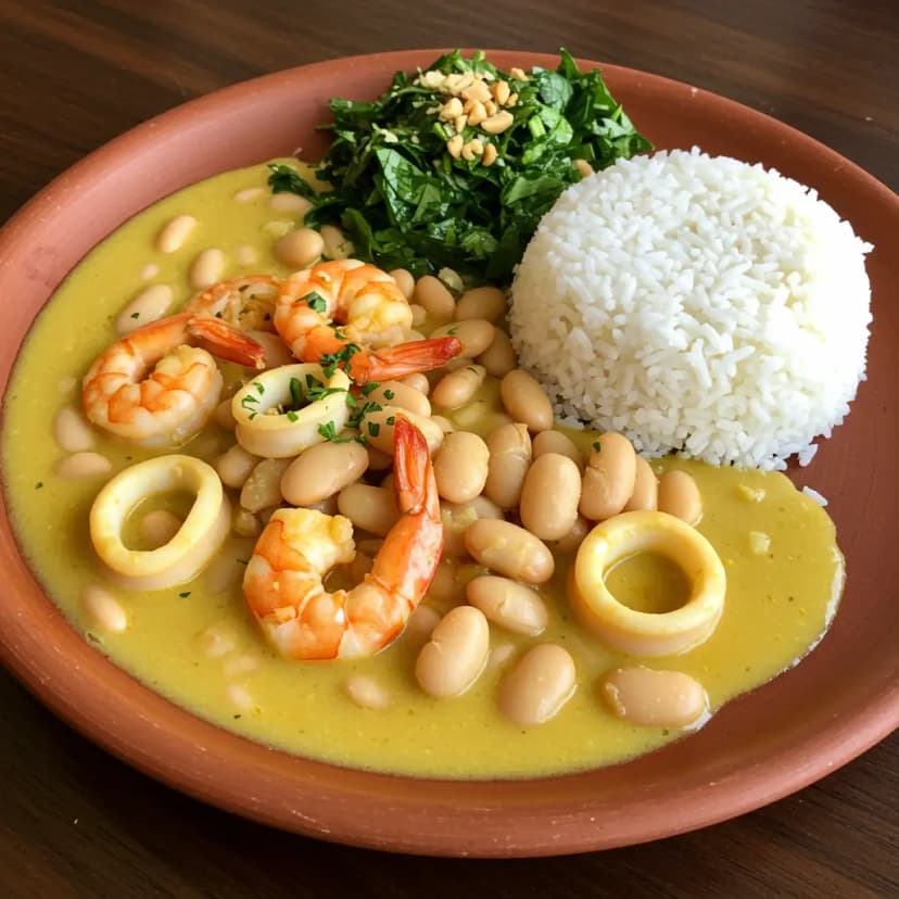 Feijoada Brasileira com Frutos do Mar