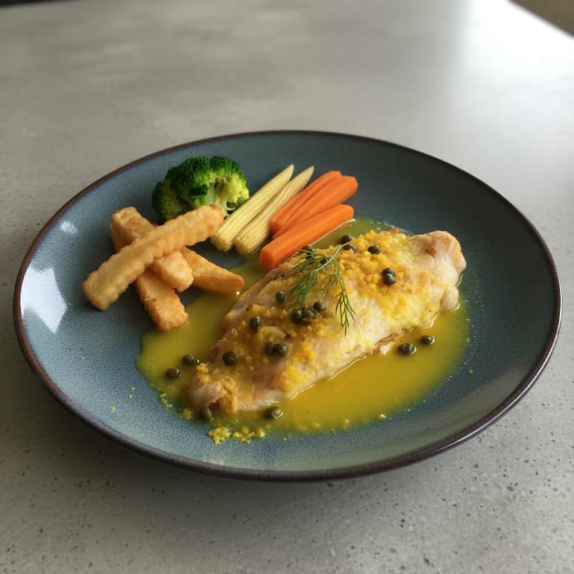 Filé de Tilápia ao Molho Cremoso de Maracujá