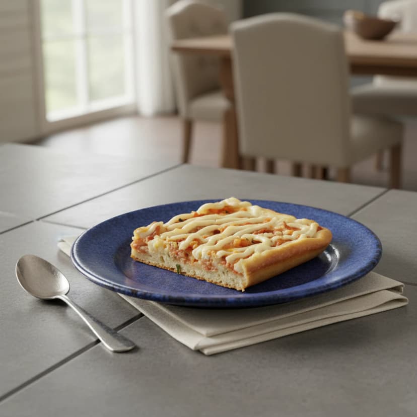 Focaccia Brasileira com Calabresa e Cream Cheese