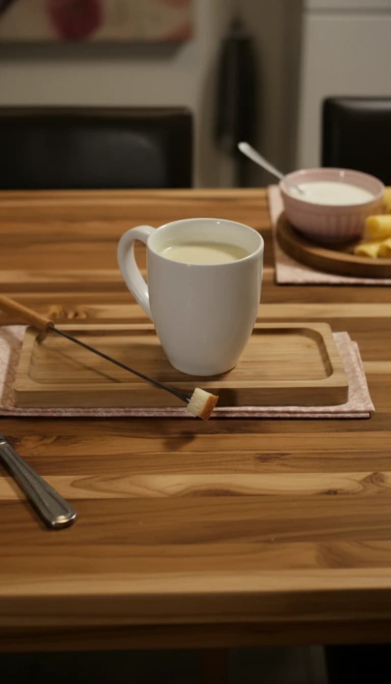 Fondue de Queijos Cremoso no Micro-ondas