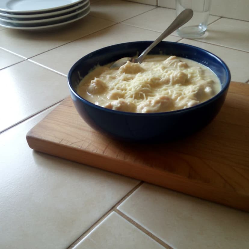 Frango Cremoso ao Creme de Cebola no Micro-ondas