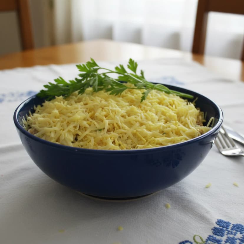 Frango Desfiado Cremoso com Molho de Milho