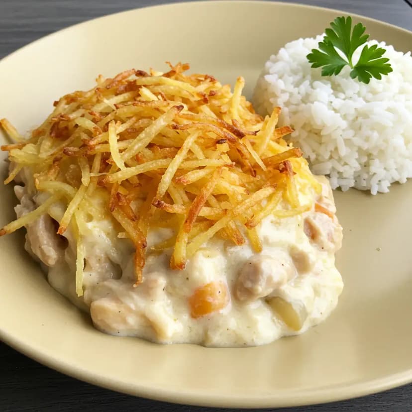 Fricassê de Frango cremoso na Air Fryer