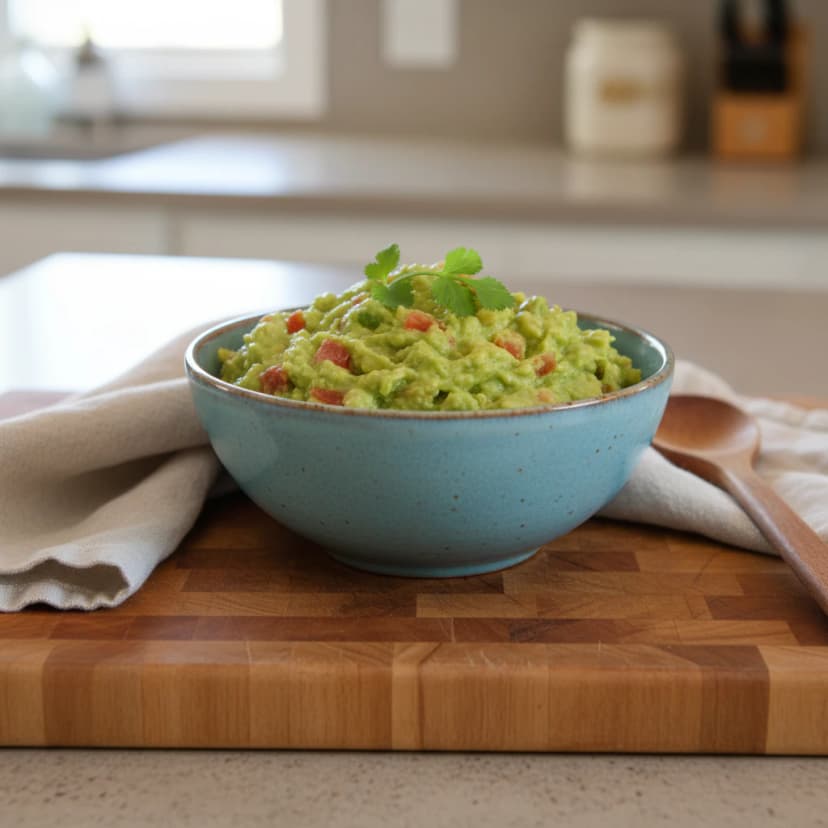 Guacamole Cremosa com Pimenta Dedo-de-Moça