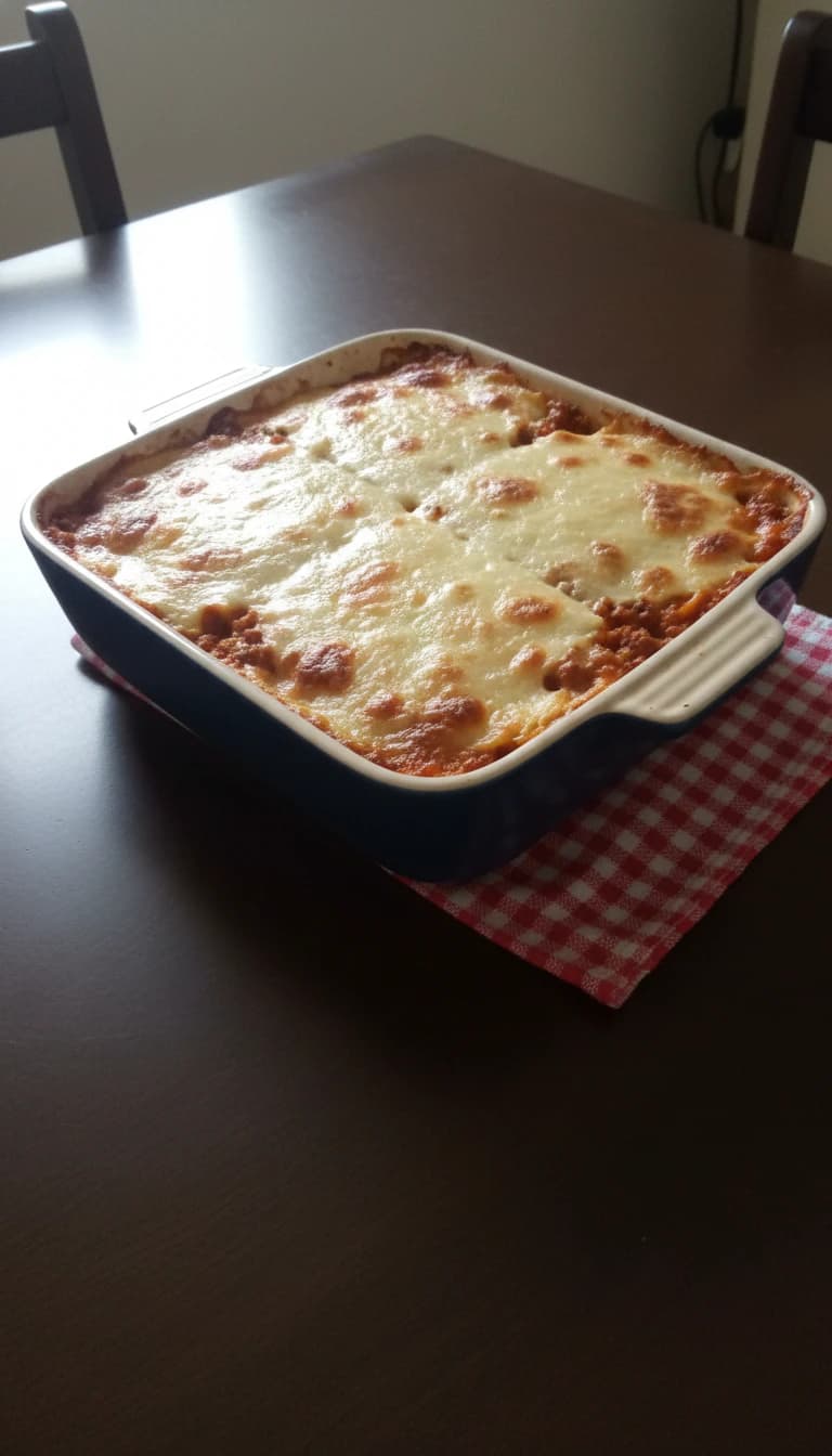 Lasanha de Berinjela com Proteína de Soja