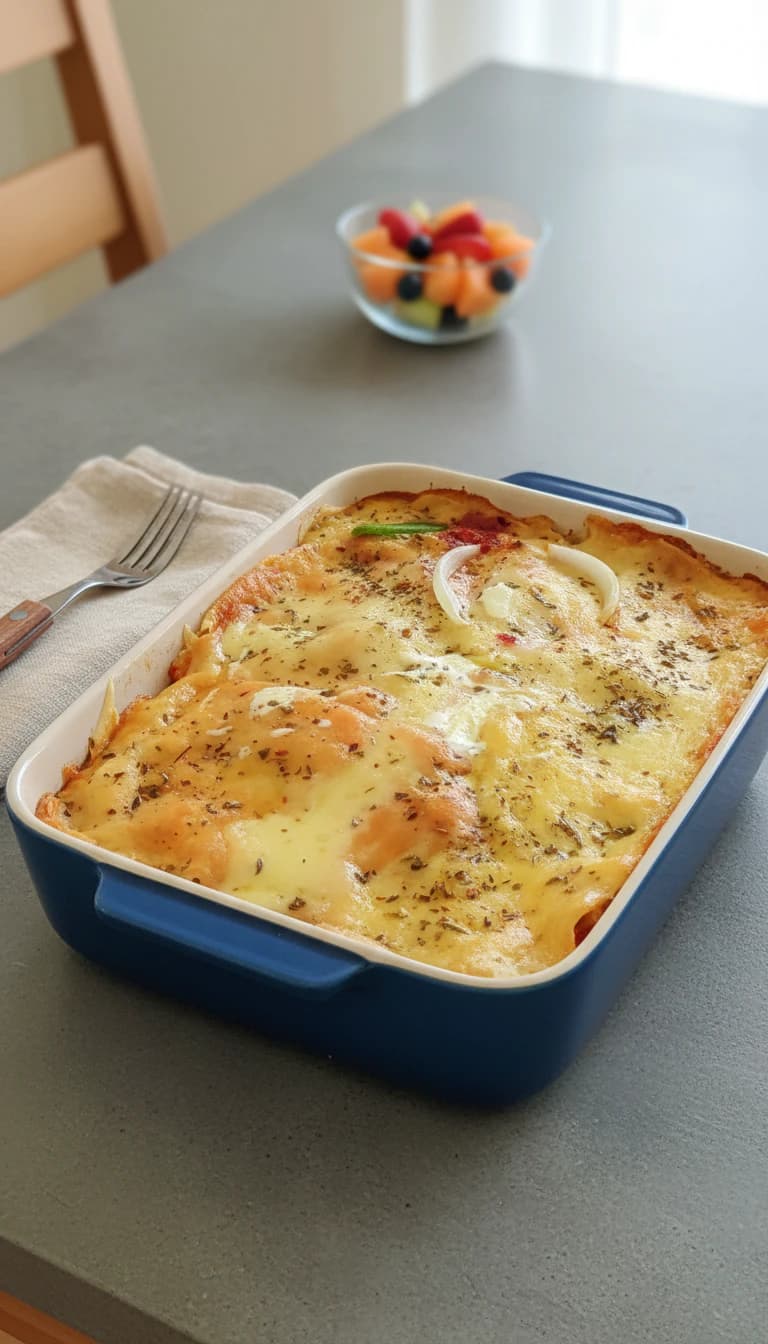 Lasanha de Panquecas à Brasileira