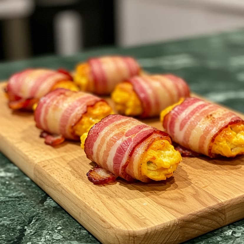 Medalhões de Frango com Bacon e Cebola na Air Fryer