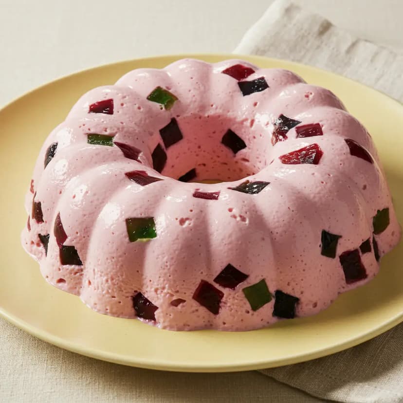 Mousse de Gelatina Colorida com Leite Condensado