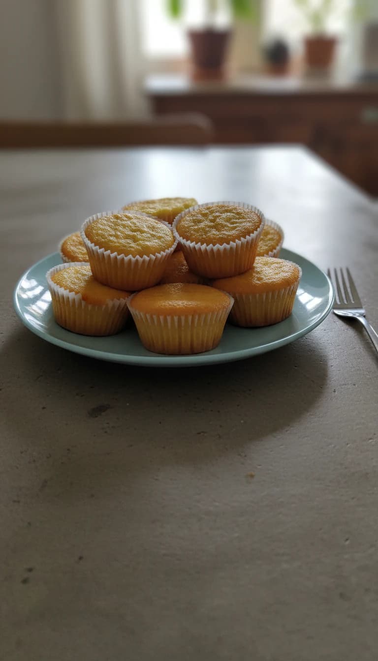 Muffin de Banana com Iogurte