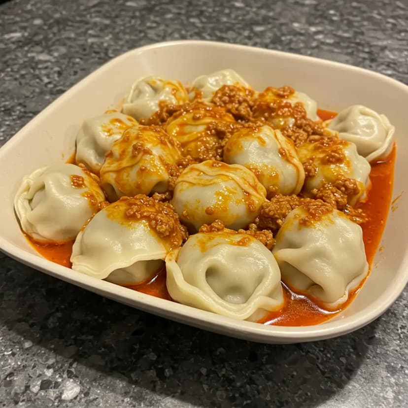 Nhoque de Batata Doce com Molho de Carne