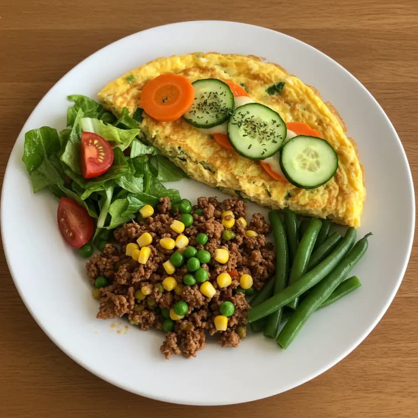 Omelete de Frigideira estilo Pizza Light