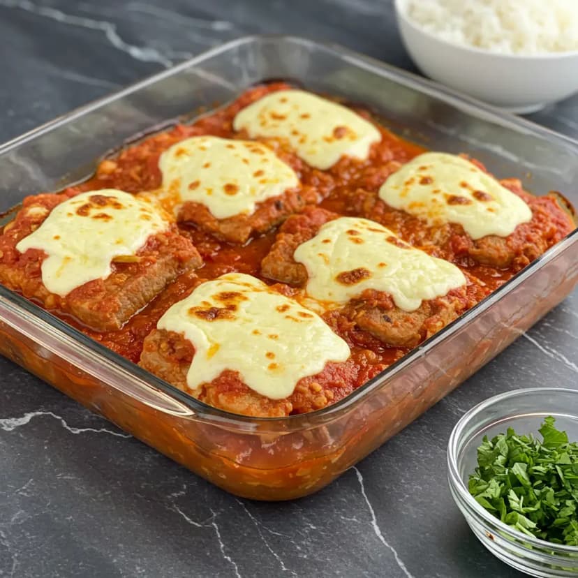 Paleta Suína ao Molho de Tomate e Bacon