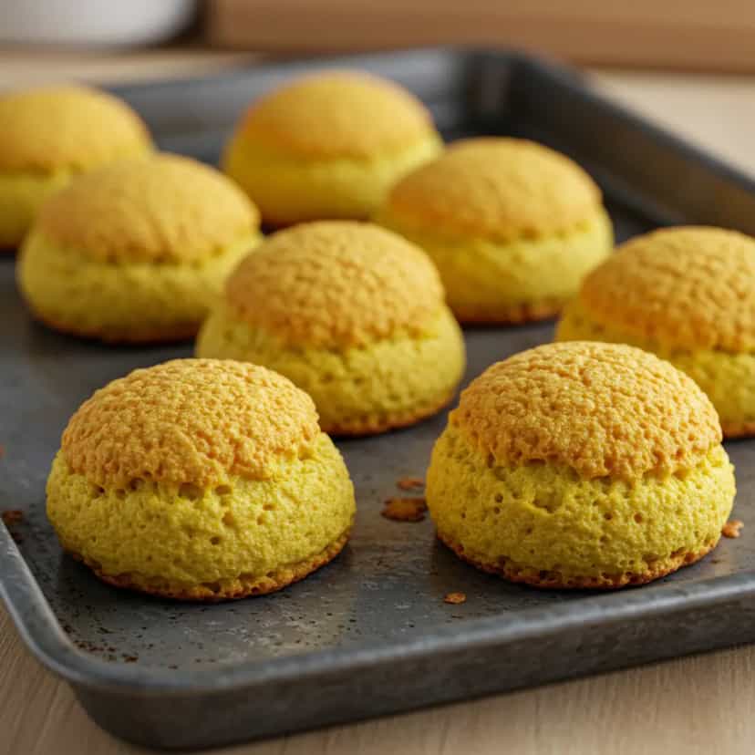 Foto deliciosa de Pão de Queijo Super Fácil: 3 ingredientes pronta para servir - Até 5 Ingredientes