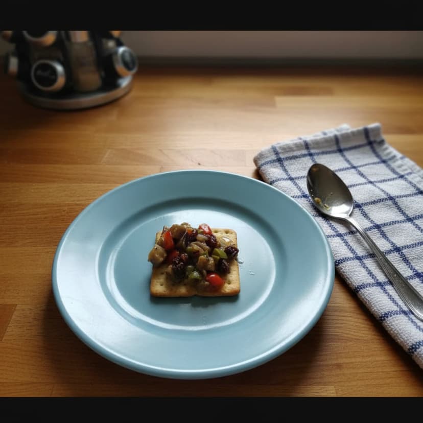 Patê de Berinjela com Azeitonas e Passas