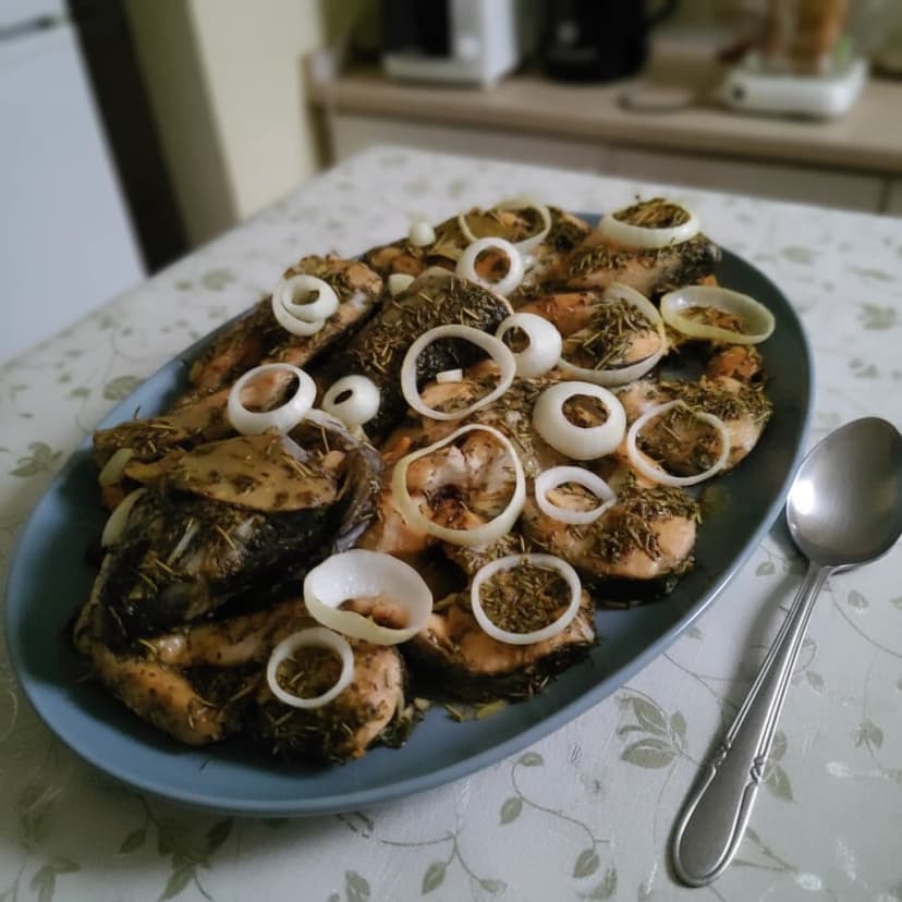 Postas de Salmão ao Forno com Limão e Ervas