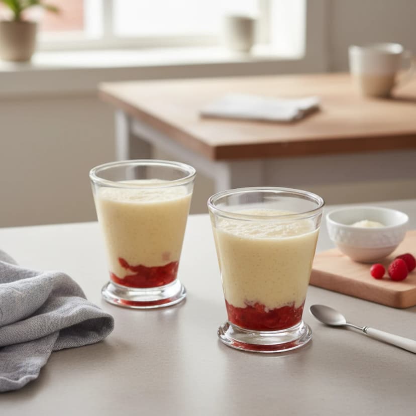 Refrescante Suco de Maracujá com Nesfit e Morangos