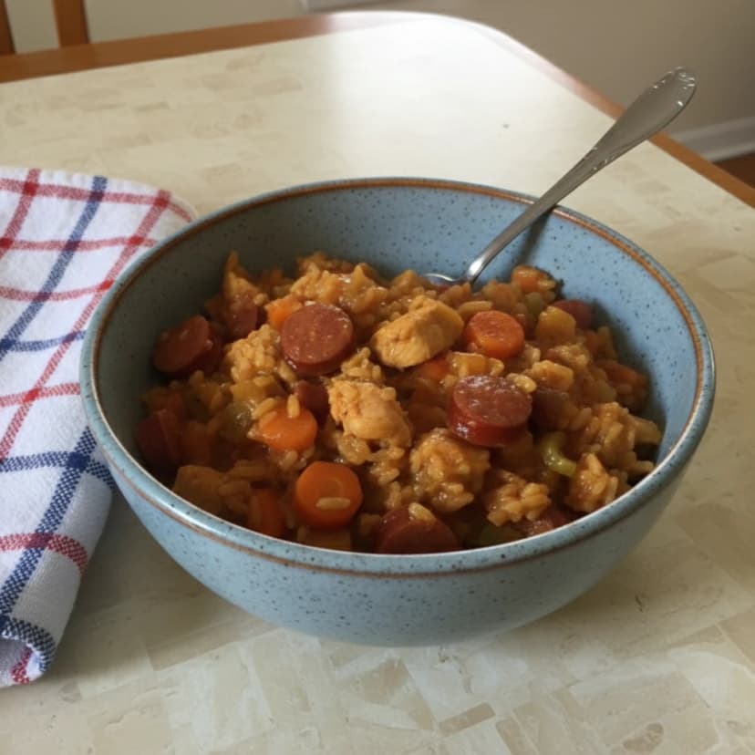 Sopa Nutritiva de Arroz Integral com Frango