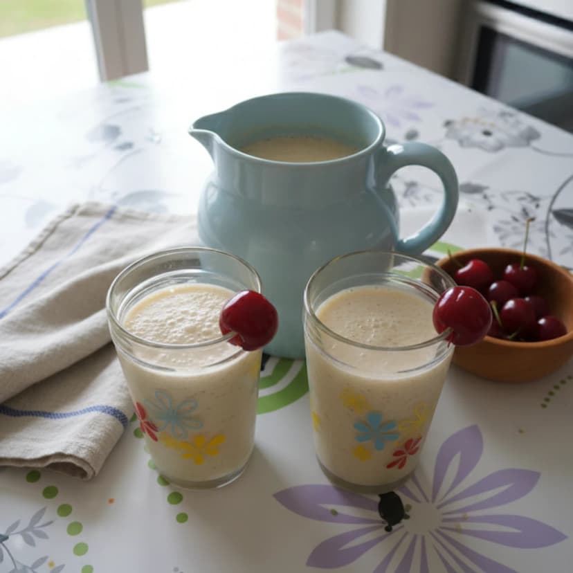 Suco Cremoso de Acerola com Chia e Aveia