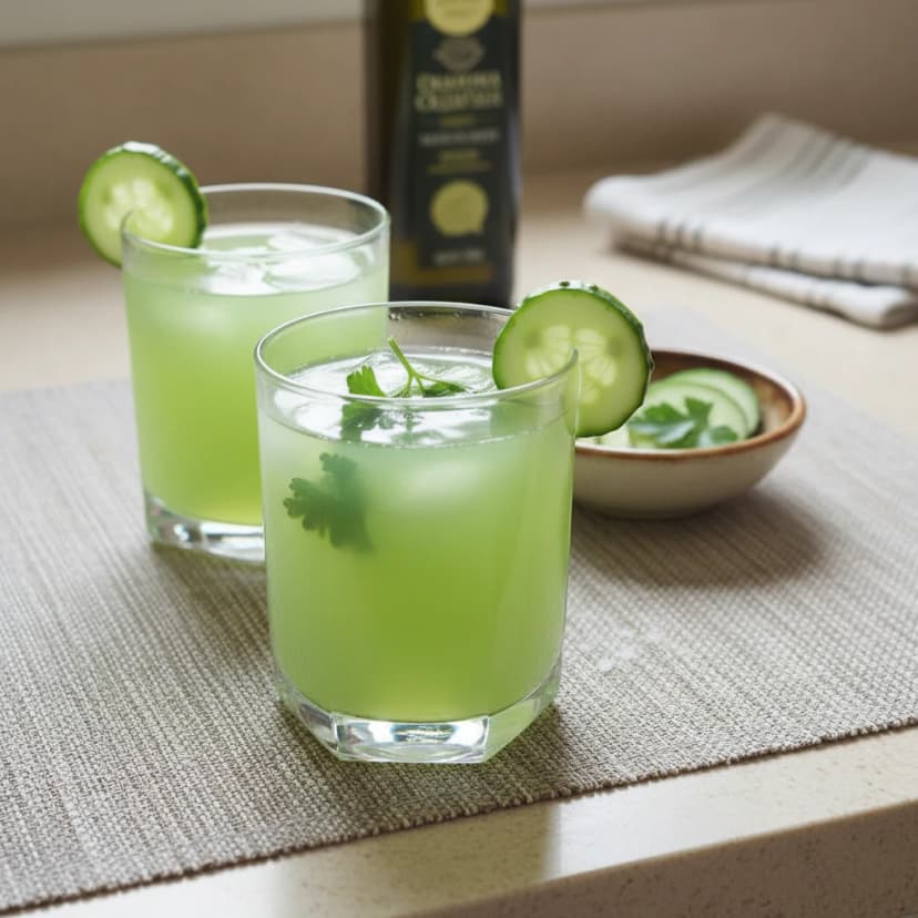 Suco Detox Refrescante de Pepino e Hortelã