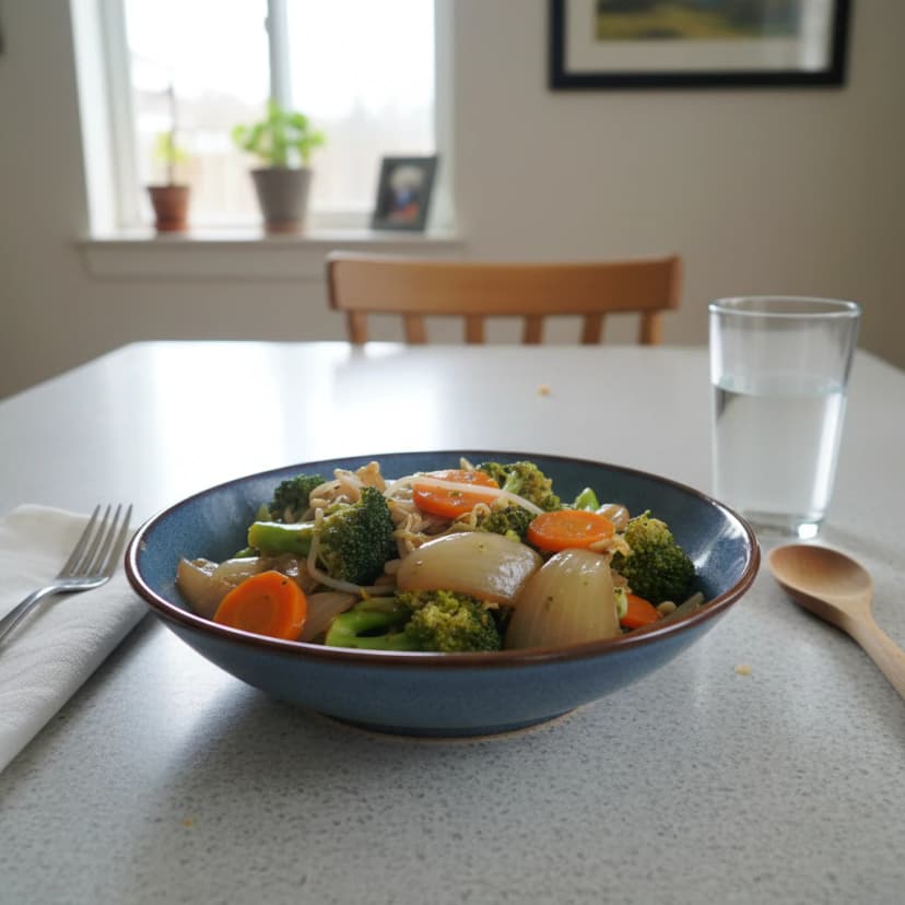 Sukiyaki de Frango e Legumes