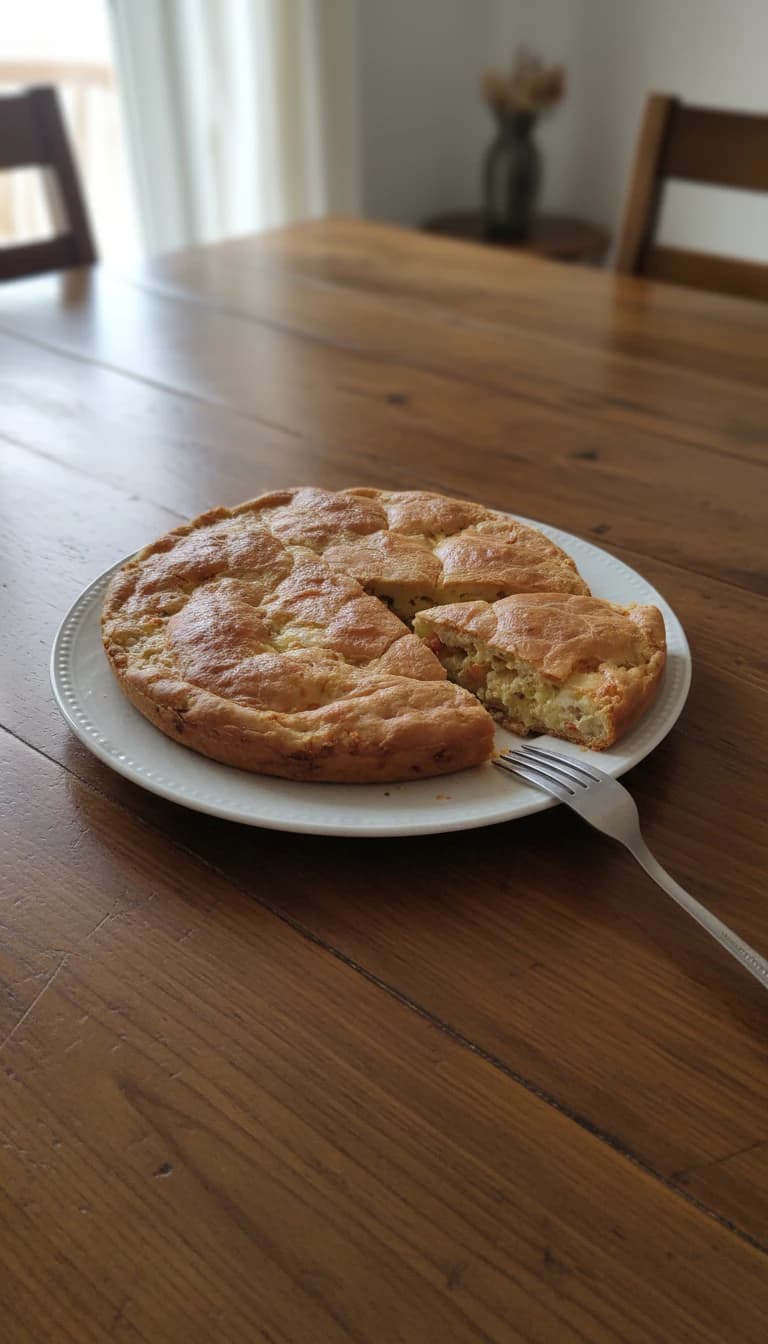 Torta Cremosa de Frango com Catupiry