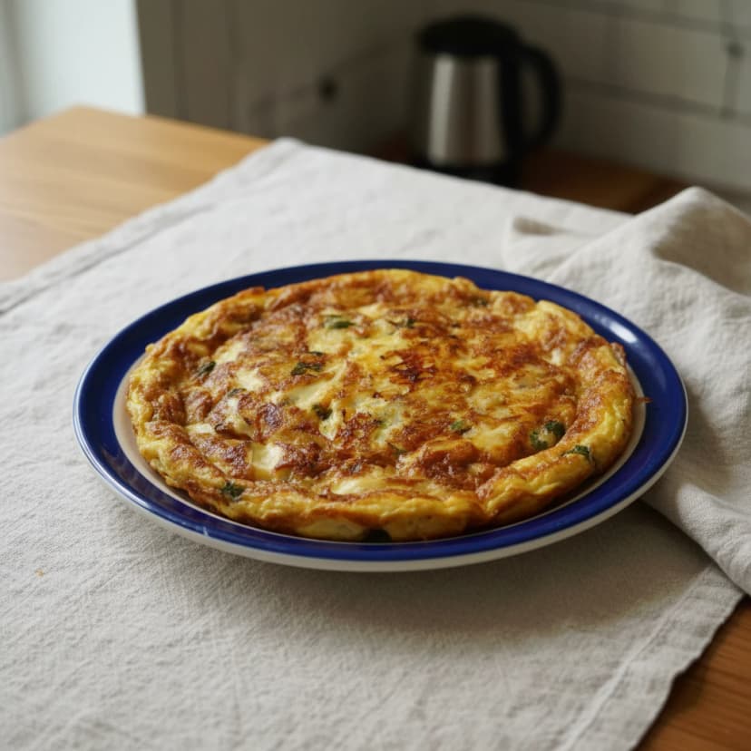 Torta de Batata com Cebola e Ovos