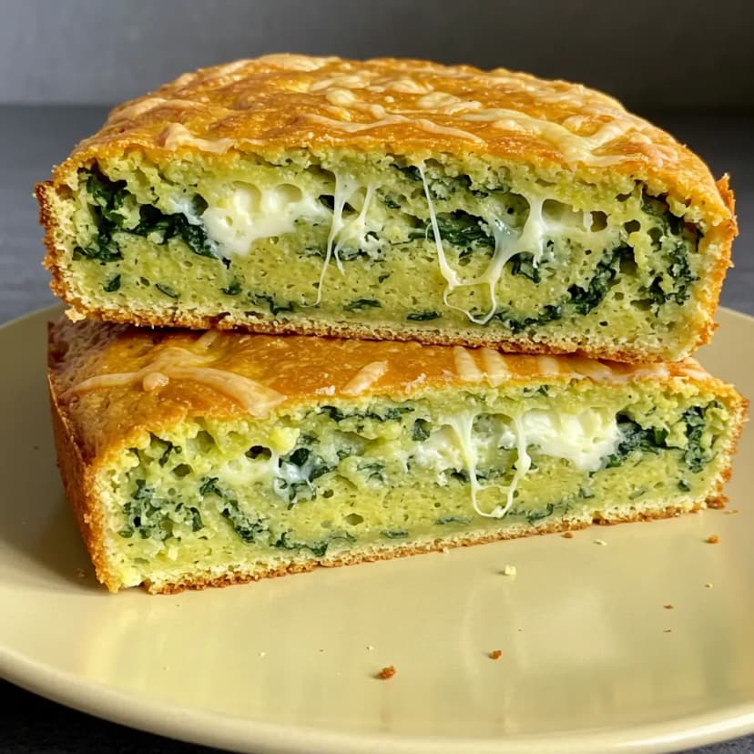 Torta de Fubá com Espinafre e Queijo Meia Cura