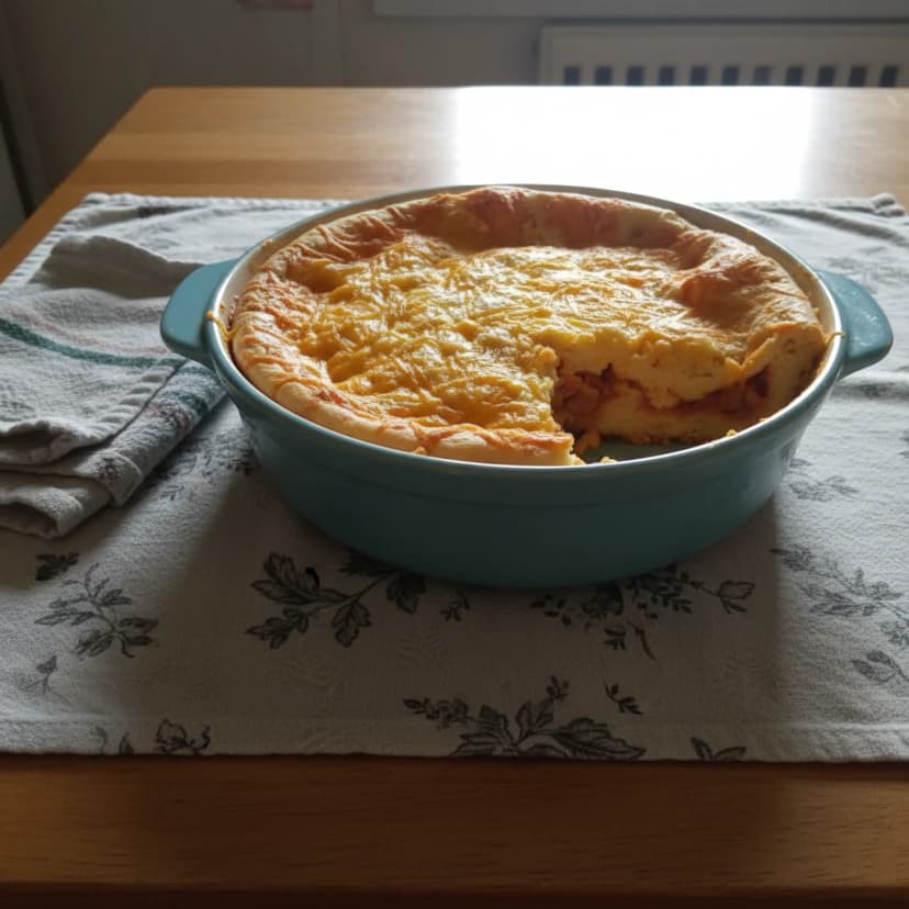 Torta Salgada de Calabresa Sem Glúten