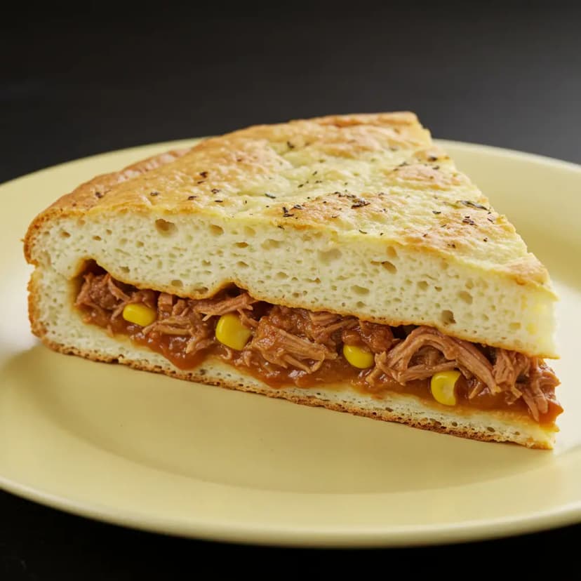 Torta Salgada de Liquidificador com Palmito e Ervilhas