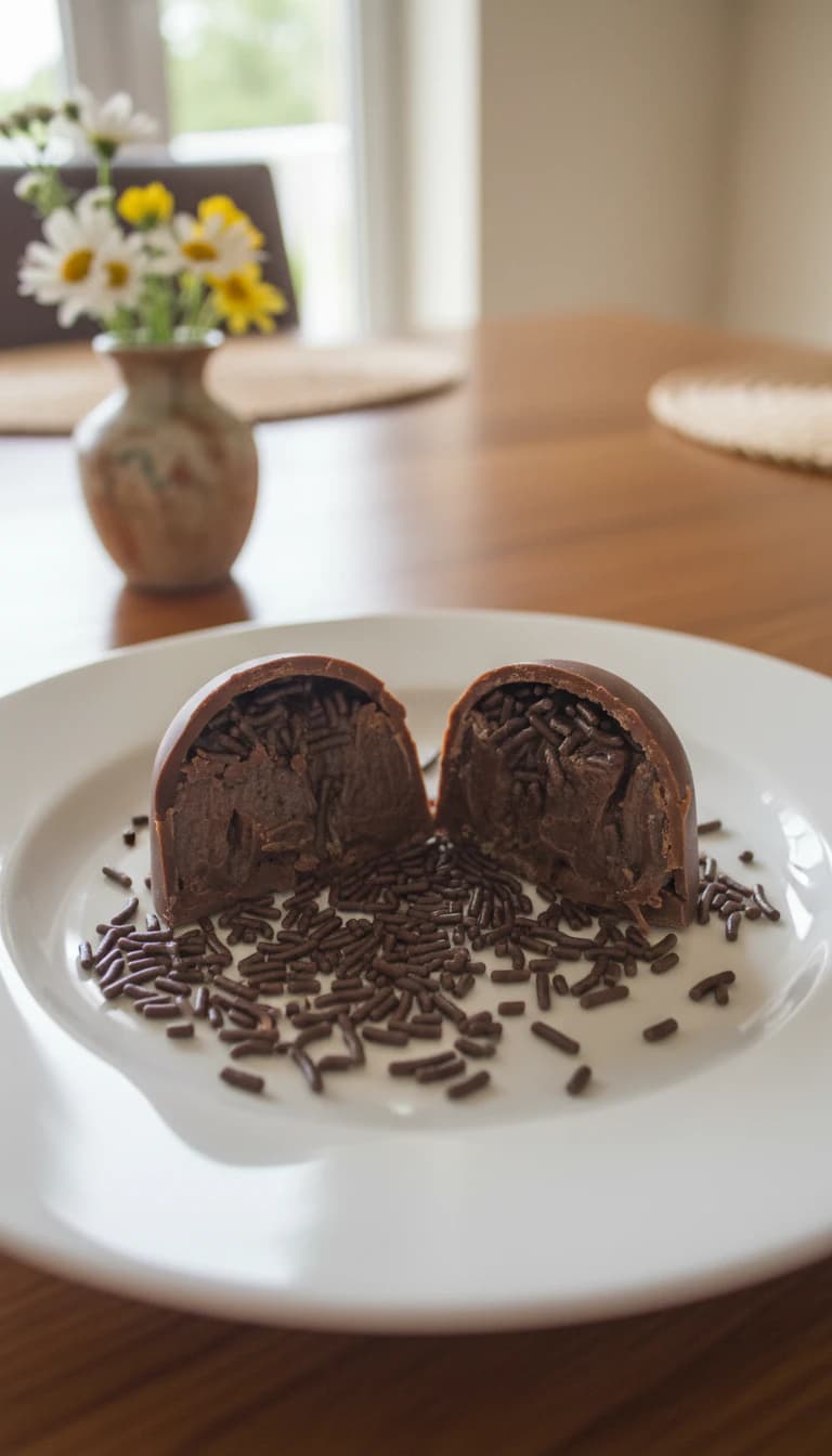 Trufas de Brigadeiro com Chocolate ao Leite