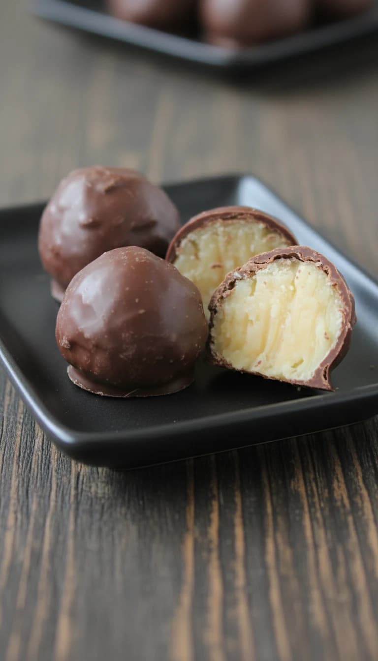 Trufas Dietéticas de Chocolate e Coco