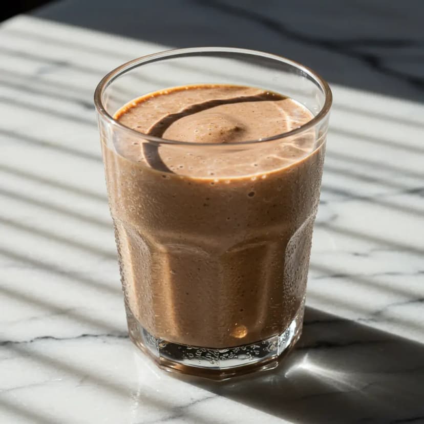 Vitamina Cremosa de Banana com Café