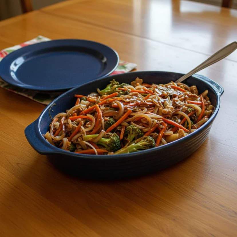 Yakisoba de Frango e Legumes