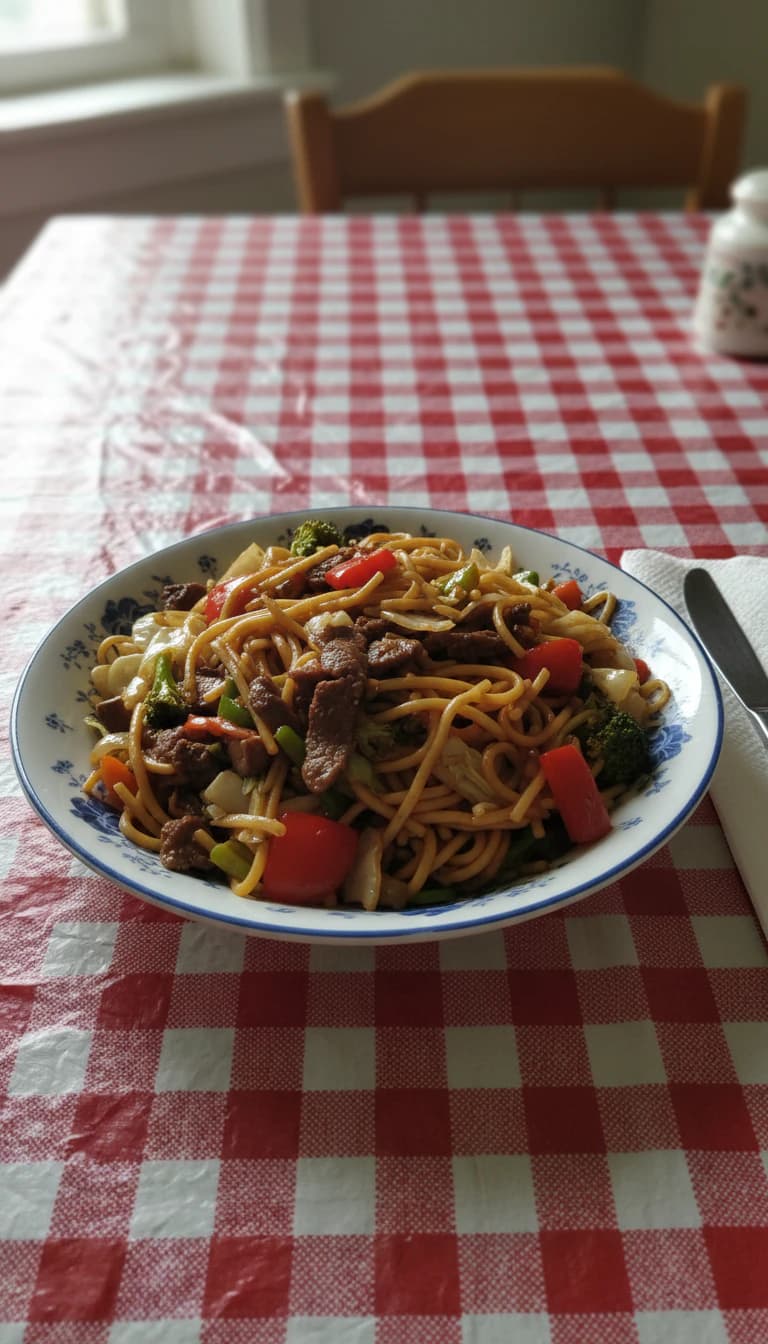 Yakissoba de Frango e Alcatra